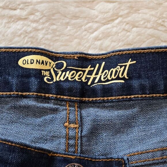 Old Navy The Sweetheart Dark Rinse Jeans, Size 10 Regular - Picture 2 of 6